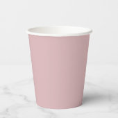 Gobelets En Papier Tasses de café jetables Gradient Rose (Verso)