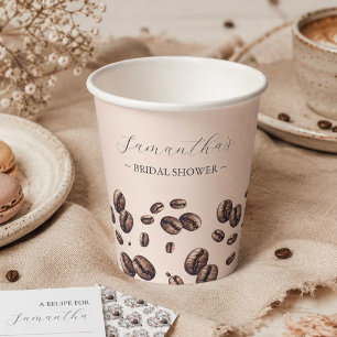 Gobelets En Papier Tasses de café pour Baby Shower Love Is Brewing