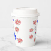 Gobelets En Papier Tasses de papier 4 juillet (Gauche)