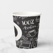 Gobelets En Papier Tasses de papier café (Verso)