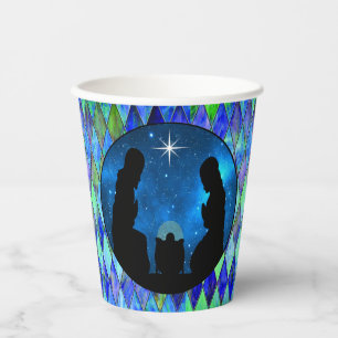 Gobelets En Papier Tasses de papier de la Nativité