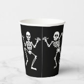 Gobelets En Papier Tasses de papier Halloween squelettes (Droite)