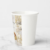 Gobelets En Papier Tasses de papier mariage personnalisables (Gauche)