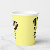 Gobelets En Papier Tasses de papier personnalisées amusantes pour la  (Droite)