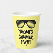 Gobelets En Papier Tasses de papier personnalisées amusantes pour la  (Recto)