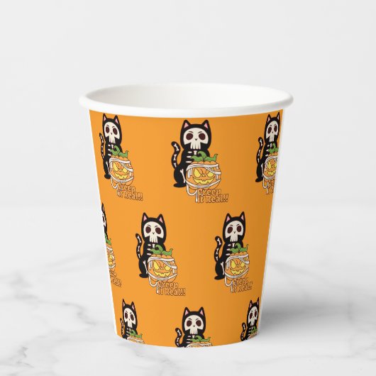 Gobelets En Papier 🧡 Tasses effrayantes ! 🎃 (Recto)