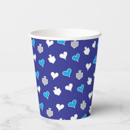 Gobelets En Papier Tasses en papier "Animaux domestiques/Coeurs et Dr (Verso)