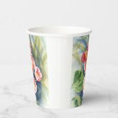 Gobelets En Papier tasses en papier avec design floral (Droite)