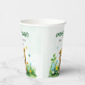 Gobelets En Papier Tasses en papier Baby shower à ours bois (Droite)