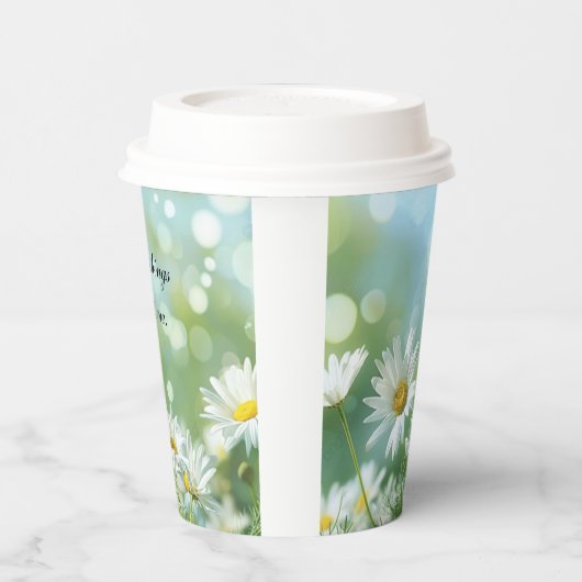 Gobelets En Papier Tasses en papier café (Gauche)