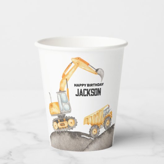 Gobelets En Papier Tasses en papier de construction (Recto)