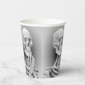 Gobelets En Papier Tasses en papier d'Halloween squelette (Droite)
