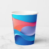 Gobelets En Papier Tasses en papier esthétiques avec texte de cuatome (Verso)