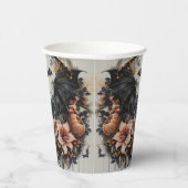 Gobelets En Papier Tasses en papier Halloween chauves-éffrayantes (Droite)