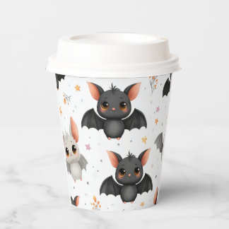 Gobelets En Papier Tasses en papier Halloween Chauves-souris Bébés Mi