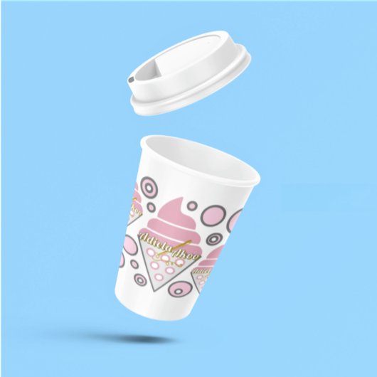 Gobelets En Papier Tasses en papier Irrésistible à la crème glacée