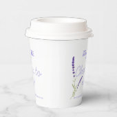 Gobelets En Papier Tasses en papier Mariage lavande (Droite)