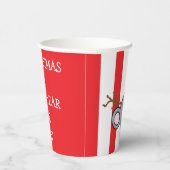 Gobelets En Papier Tasses en papier "Merry ChristMouse" 8 oz. (Droite)