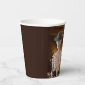 Gobelets En Papier Tasses en papier, os "Indy" Halloween Squelette (Droite)