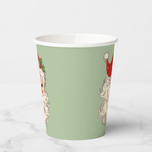 Gobelets En Papier Tasses en papier père Noël No 3 (Gauche)