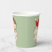 Gobelets En Papier Tasses en papier père Noël No 3 (Droite)