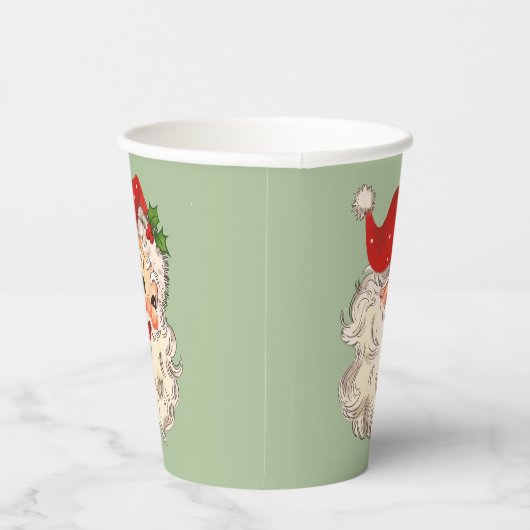 Gobelets En Papier Tasses en papier père Noël No 3 (Droite)