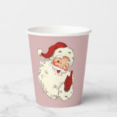 Gobelets En Papier Tasses en papier père Noël no 4 (Verso)