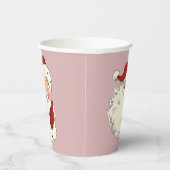 Gobelets En Papier Tasses en papier père Noël no 4 (Droite)