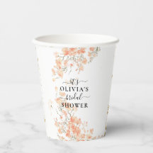 Tasses en papier pour Baby Shower