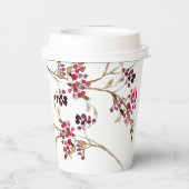 Gobelets En Papier Tasses en papier pour Baby Shower d'automne | Baie (Verso)