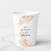 Gobelets En Papier Tasses en papier pour douche de mariée (Verso)