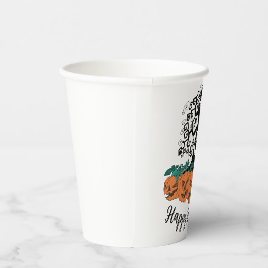 Gobelets En Papier Tasses en papier pour halloween (Droite)