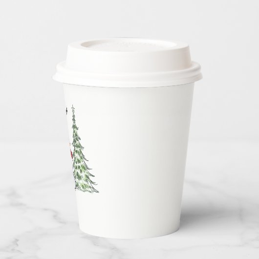Gobelets En Papier Tasses en papier pour noël, fêtes (Gauche)