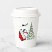Gobelets En Papier Tasses en papier pour noël, fêtes (Recto)