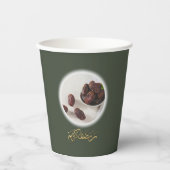 Gobelets En Papier Tasses en papier Ramadan esthétiques modernes (Recto)