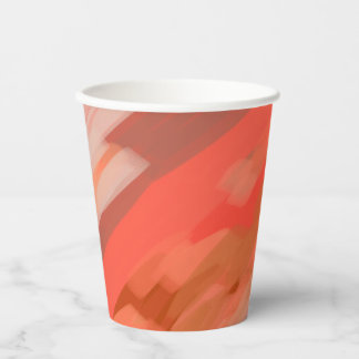 Gobelets En Papier Tasses en papier Teintes de Rosée Rousse