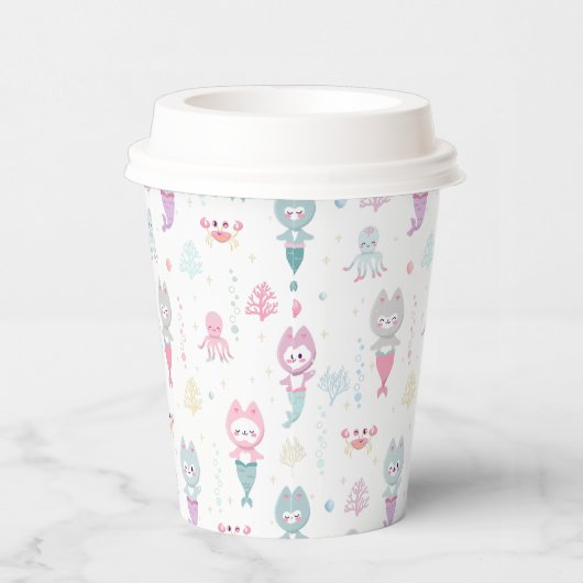 Gobelets En Papier Tasses En Papier Thème Nautique Anniversaire. (Droite)