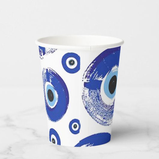 Gobelets En Papier Tasses papier imprimées pour oeil EVIL (Droite)