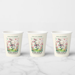 Gobelets En Papier Tasses personnalisées pour Baby Shower Lapin