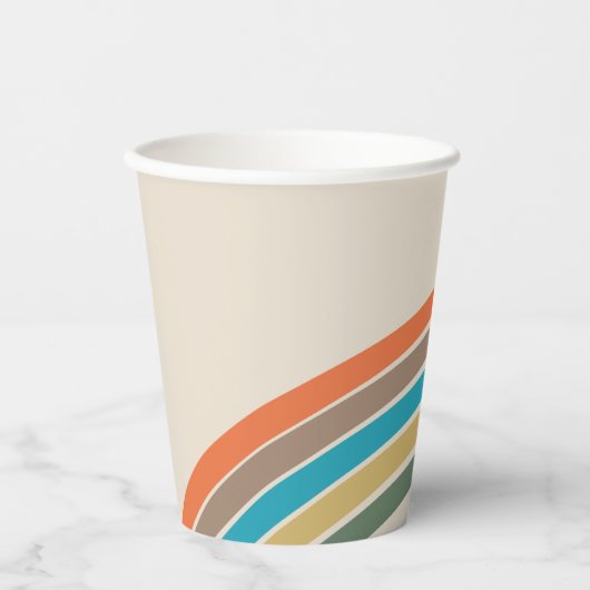 Gobelets En Papier Tasses super de patin à roulettes | Tracées (Recto)