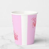 Gobelets En Papier Tatouage des fleurs - Tasses en papier (Gauche)