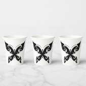 Gobelets En Papier Tatouage Tribal Papier Tatouage Gras Noir Style En