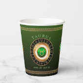 Gobelets En Papier Taurus - Panneau Zodiaque Bull (Verso)