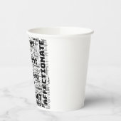 Gobelets En Papier Taurus Zodiac Mot Cloud Inspiration (Gauche)