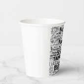 Gobelets En Papier Taurus Zodiac Mot Cloud Inspiration (Droite)