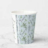 Gobelets En Papier Tea Cup Tea Party Baby shower (Gauche)