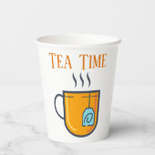 Gobelets En Papier Tea Time Paper Cup (Verso)