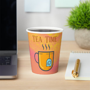 Gobelets En Papier Tea Time Paper Cup