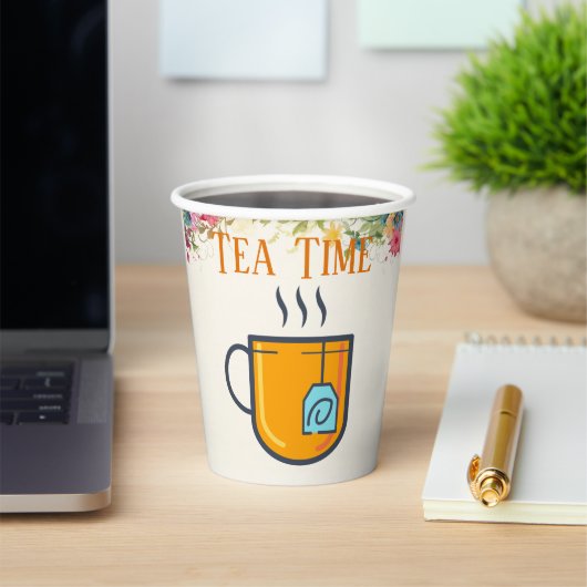 Gobelets En Papier Tea Time Paper Cup (Insitu)