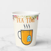 Gobelets En Papier Tea Time Paper Cup (Verso)